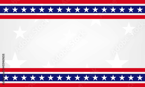 Patriotic border divider american usa flag.	
