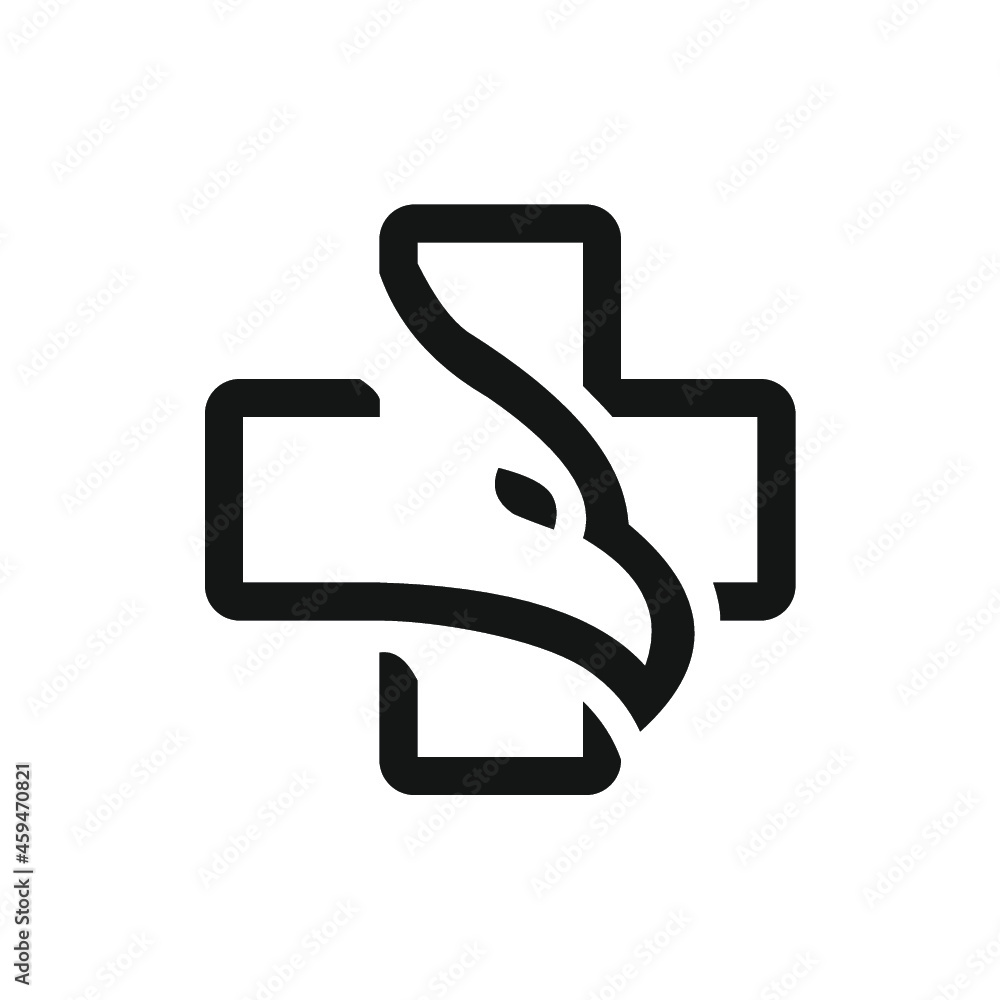 Eagle health logo design