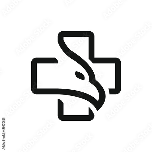 Eagle health logo design