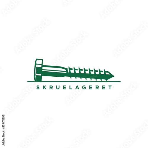 screw logo design 