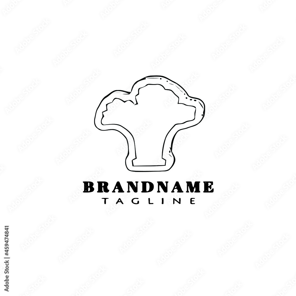 broccoli logo icon design template vector illustration broccoli logo icon design template vector illustration