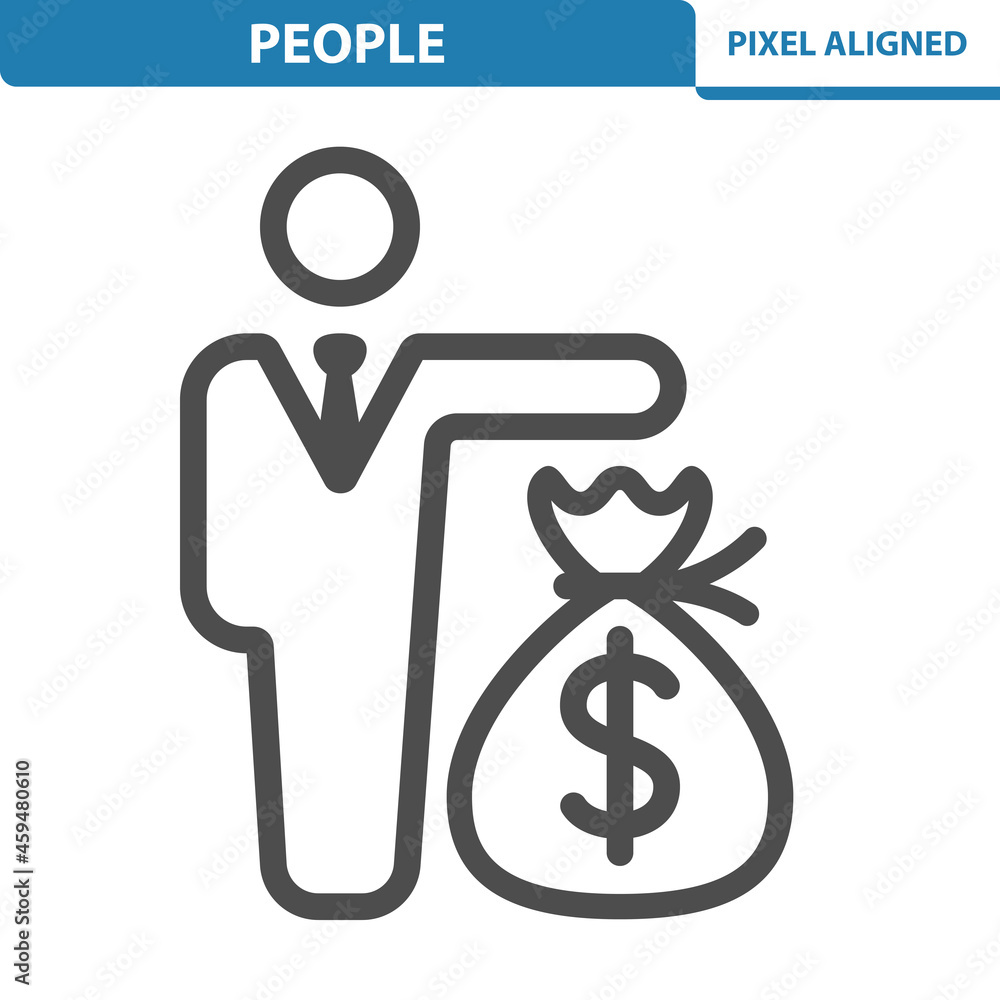 People - Businessman, Lawyer, Politician Icon People - Businessman, Lawyer, Politician Icon