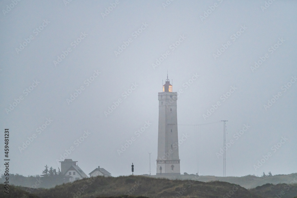 lighthouse on the coast, blavandshuk fyr