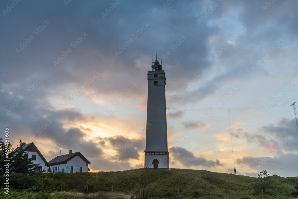 lighthouse at sunset lighthouse at sunset