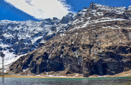 Hintersee, Salzburg, Pinzgau, Gebirgssee, Felbertal, Talschluss, Sommer, klar, Natur, Naturjuwel, Naturdenkmal, Nationalpark, Hohe Tauern, Felbertauern, Fels, Felswand, Alpenhauptkamm, Alm, Wiesen, Fe photo