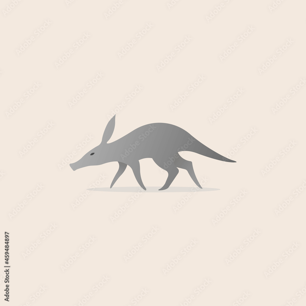 Obraz premium Aardvark vector illustration.