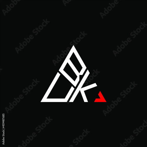 BUK letter logo creative design. BUK unique design
