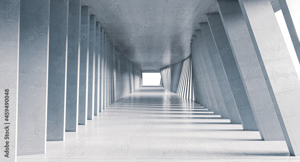 Fototapeta premium concrete tunnel structure
