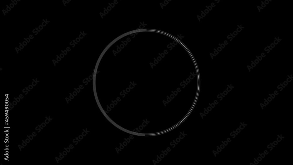 PNG Alpha.Loading Circle HUD simple Looping animation.Technological abstract 2D shape animation.Texture Template. PNG Alpha.Loading Circle HUD simple Looping animation.Technological abstract 2D shape animation.Texture Template.