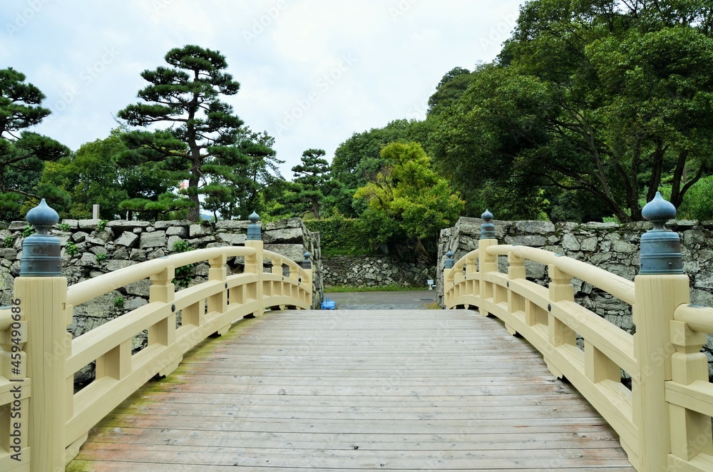 Fototapeta premium 徳島城 数寄屋橋