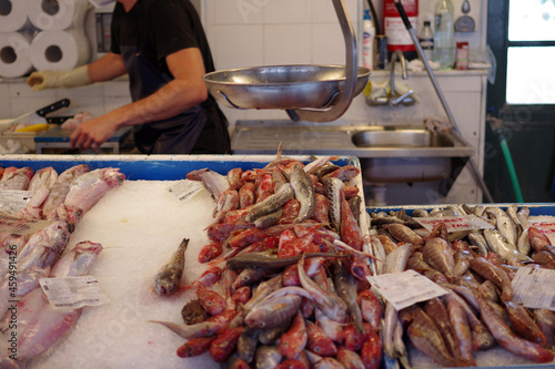 Pêche du jour au marché