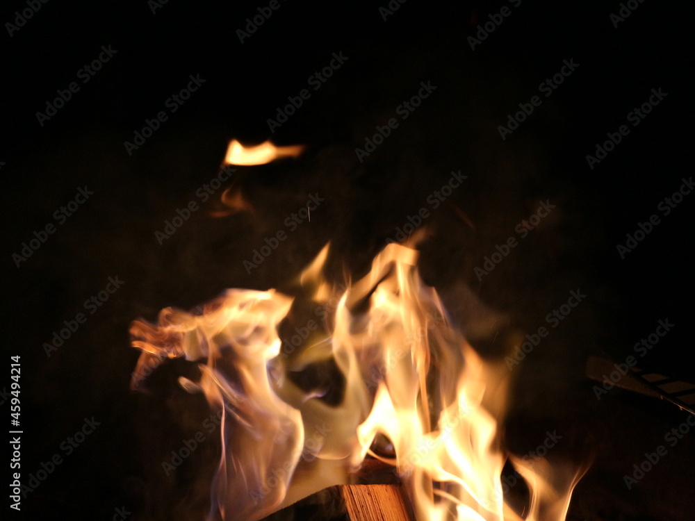 Fototapeta premium fire in the fireplace