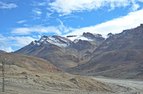 Beautiful Scenic Landscape View Leh Ladakh