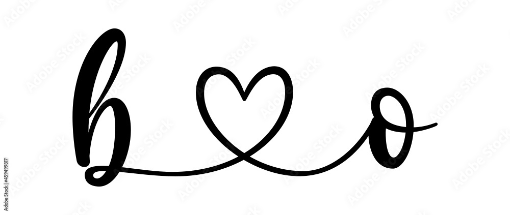 bo, ob, letters with heart Monogram, monogram wedding logo. Love icon, couples Initials, lower case, connecting HEART, home decor, bo, ob, letters with heart Monogram, monogram wedding logo. Love icon, couples Initials, lower case, connecting HEART, home decor,