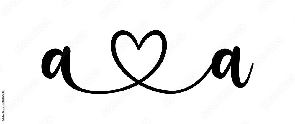 aa, aa, letters with heart Monogram, monogram wedding logo. Love icon, couples Initials, lower case, connecting HEART, home decor, aa, aa, letters with heart Monogram, monogram wedding logo. Love icon, couples Initials, lower case, connecting HEART, home decor,