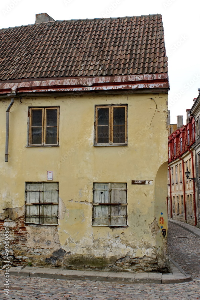 Building in the Old Town, Tallinn, Estonia