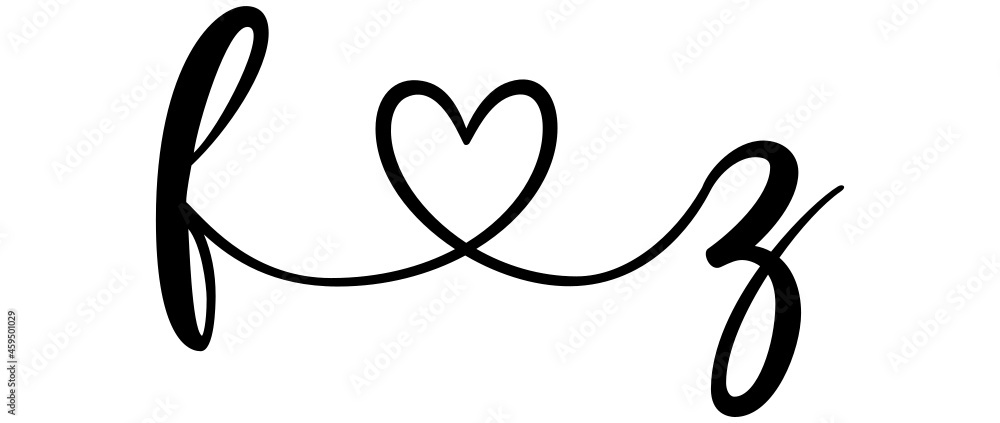 fz, zf, letters with heart Monogram, monogram wedding logo. Love icon, couples Initials, lower case, connecting HEART, home decor, fz, zf, letters with heart Monogram, monogram wedding logo. Love icon, couples Initials, lower case, connecting HEART, home decor,