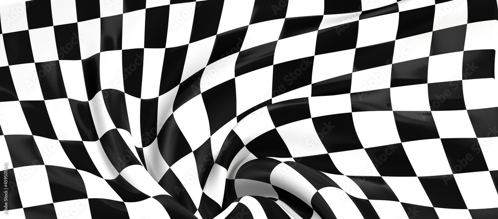 Obraz premium background of checkered flag pattern