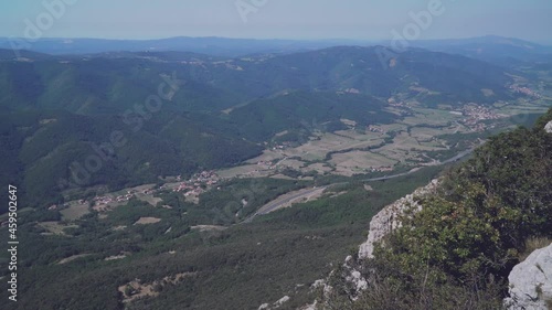 Summer Mountain Valley View