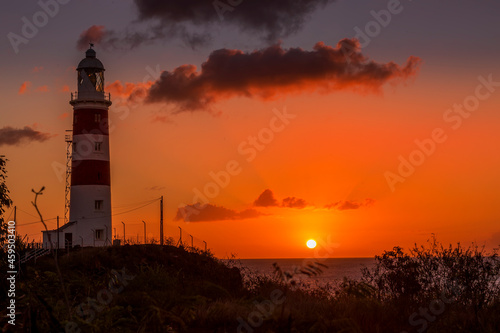 The Lighthouse of Pointe aux Caves  Albion  is situated on the West Coast of Mauritius  and is an emblem for that region