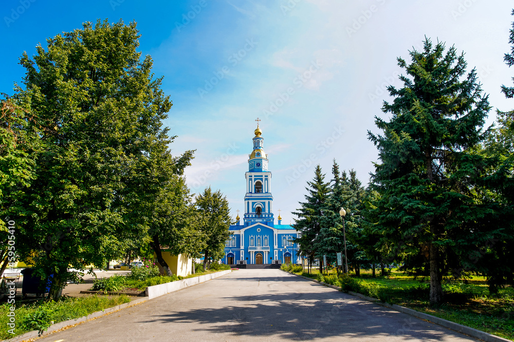 The Orthodox Church. Savior-Ascension Cathedral.  Ulyanovsk. Russia.