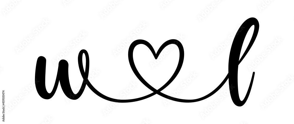 wl, lw, letters with heart Monogram, monogram wedding logo. Love icon, couples Initials, lower case, connecting HEART, home decor, wl, lw, letters with heart Monogram, monogram wedding logo. Love icon, couples Initials, lower case, connecting HEART, home decor,
