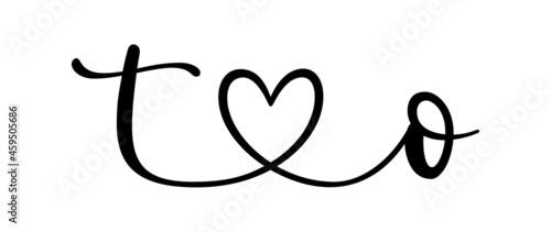 to, ot, letters with heart Monogram, monogram wedding logo. Love icon, couples Initials, lower case, connecting HEART, home decor,