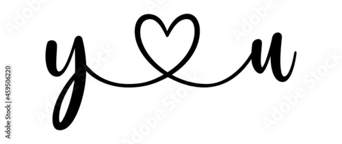 yu, uy, letters with heart Monogram, monogram wedding logo. Love icon, couples Initials, lower case, connecting HEART, home decor,