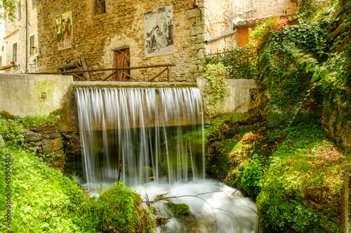 The village of Rasiglia, also called the 
