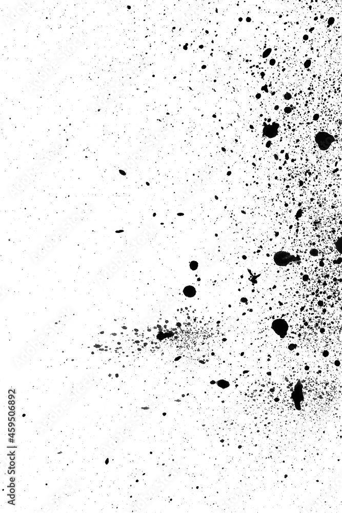 Ink Splash Pattern, Black Watercolor Splatter Background. Ink Splash Pattern, Black Watercolor Splatter Background.