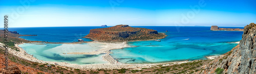 Beautiful Balos Beach, Crete island of Greece