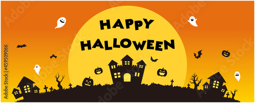 ハロウィン　背景素材　シンプル