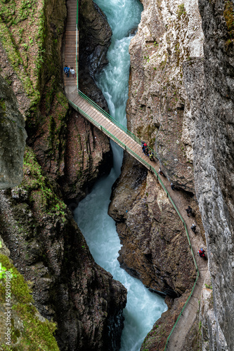 Fototapeta kuchenna Breitachklamm Oberstdorf 