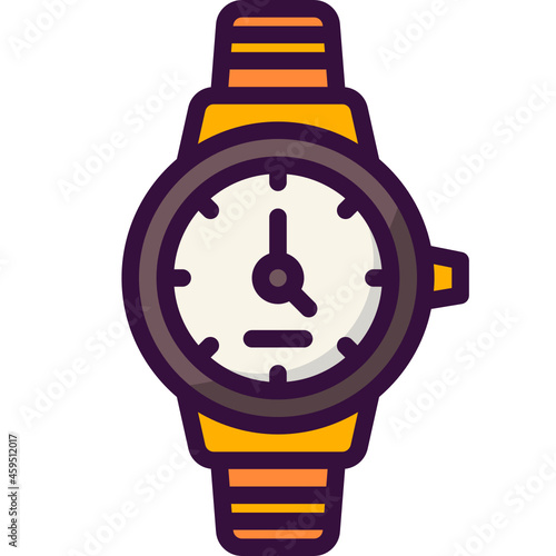 watch line icon