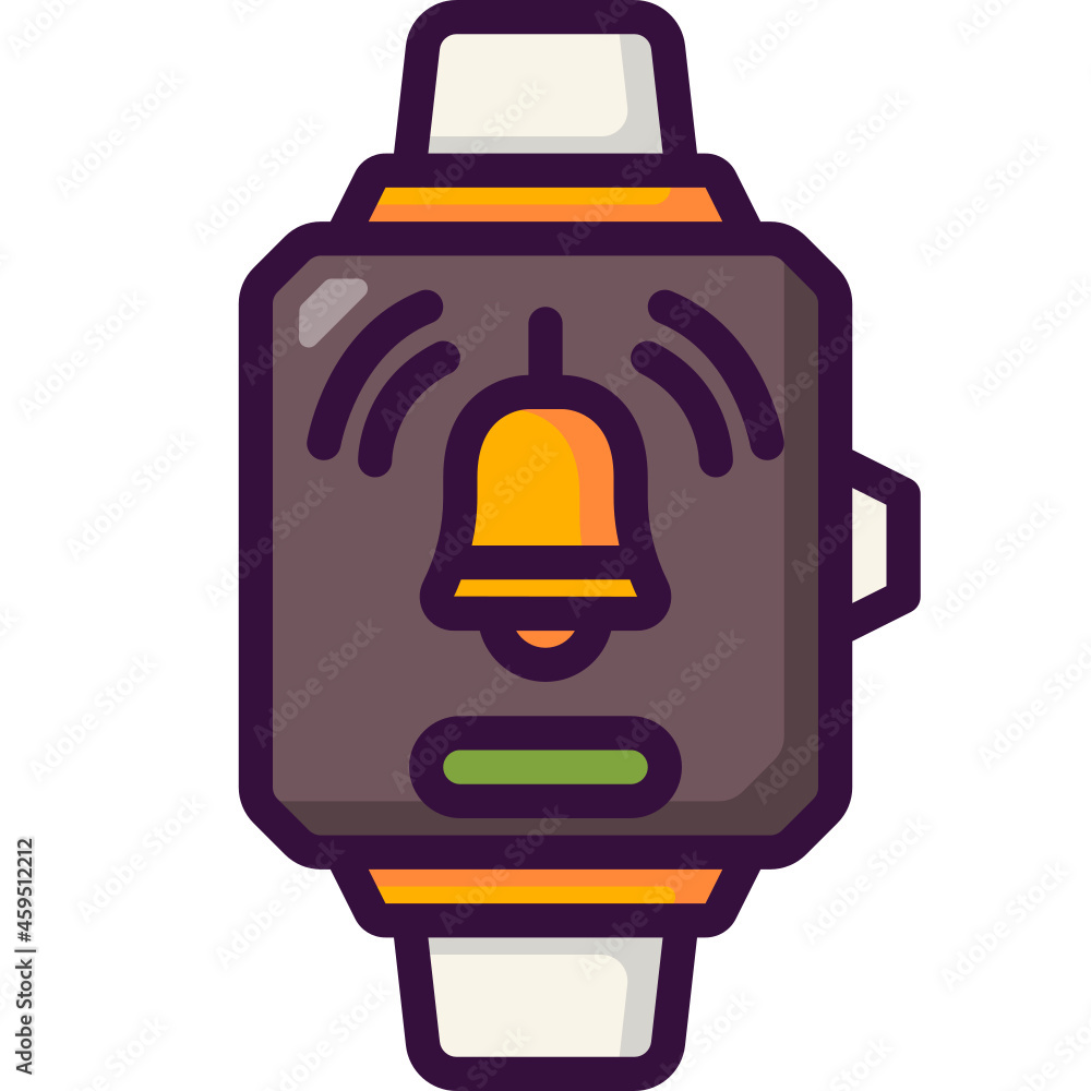 Fototapeta premium notification line icon