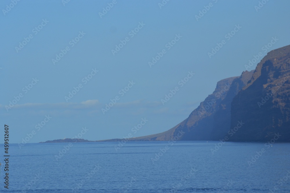 Some cliffs, the sea and a lighthouse in the south of Tenerife
Some cliffs, the sea and a lighthouse in the south of Tenerife