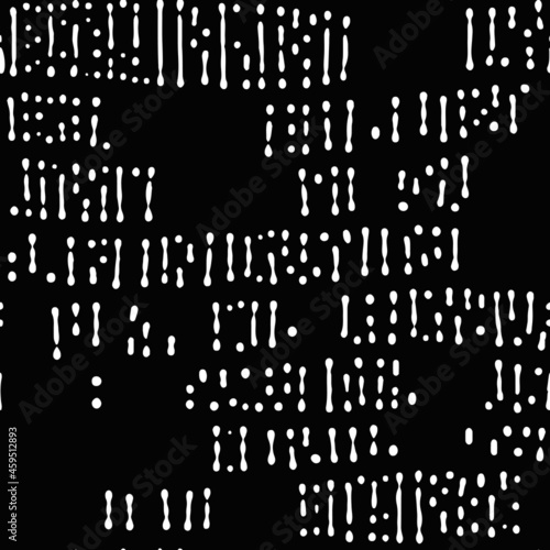 Valokuva Seamless natural shapes vector pattern