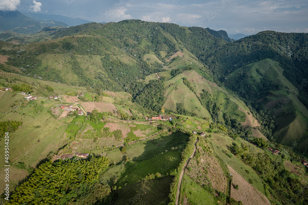 central mountain range of Colombia, in Caldas, mountainous area of ​​Caldas
