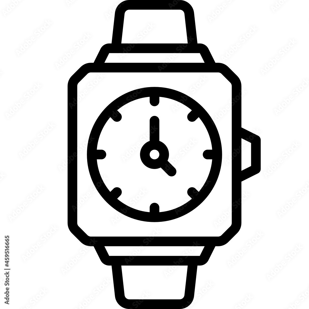 smartwatch line icon smartwatch line icon