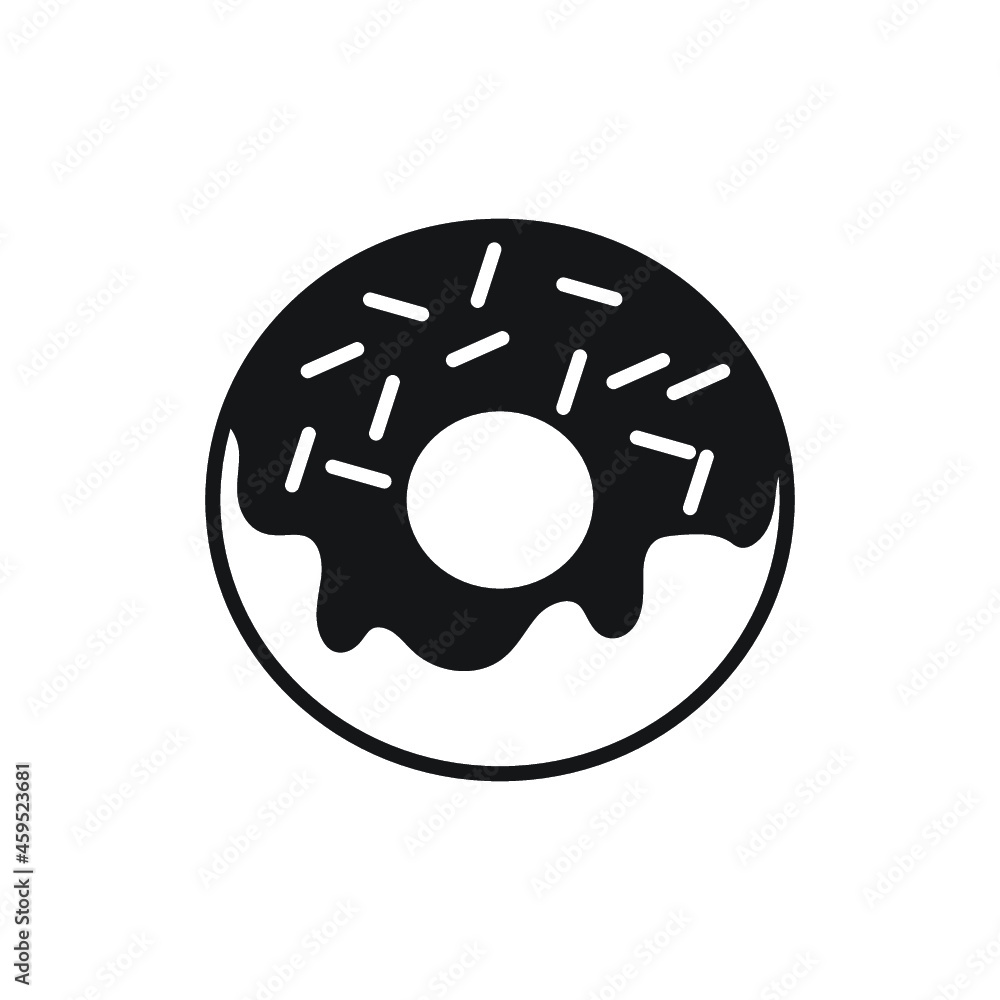 The best Donut icon, illustration logo template in trendy style The best Donut icon, illustration logo template in trendy style