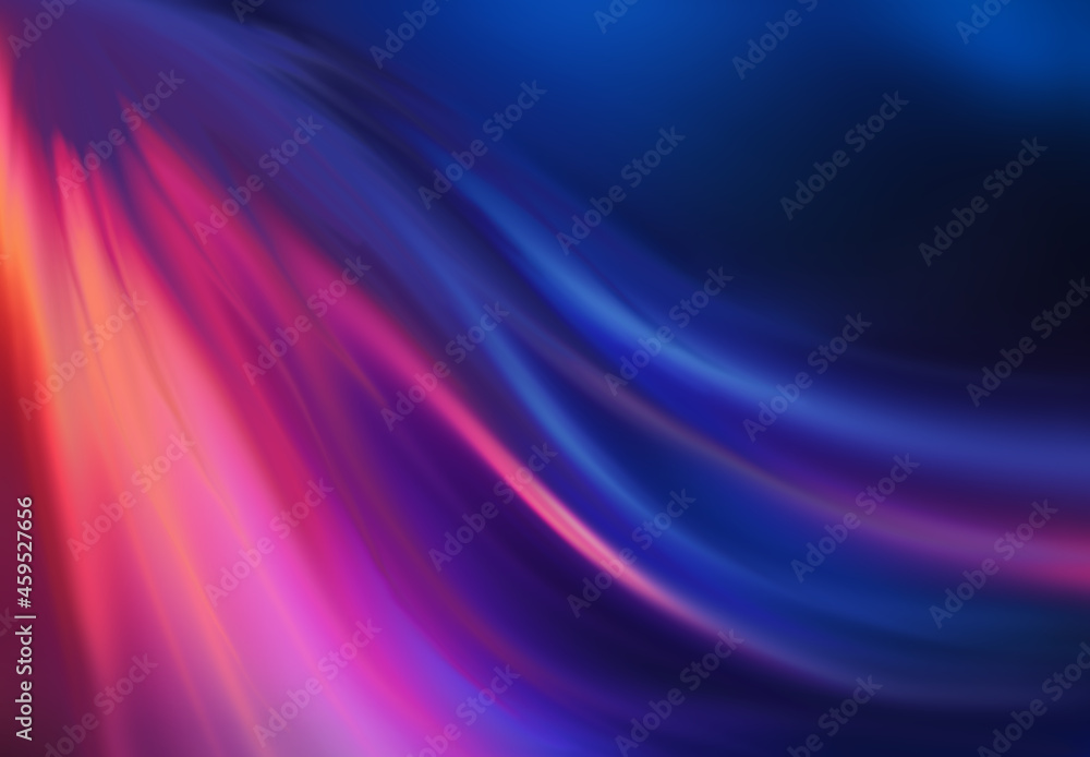 Fototapeta premium Dark futuristic abstract background. Neon glow, laser show.