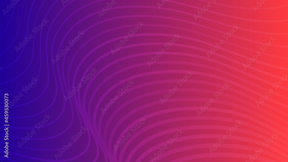 Modern colorful gradient background with wave lines Modern colorful gradient background with wave lines