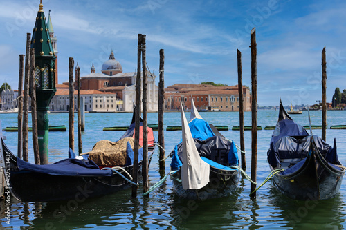Grand canal, Venice, Italy, Gondola, boats