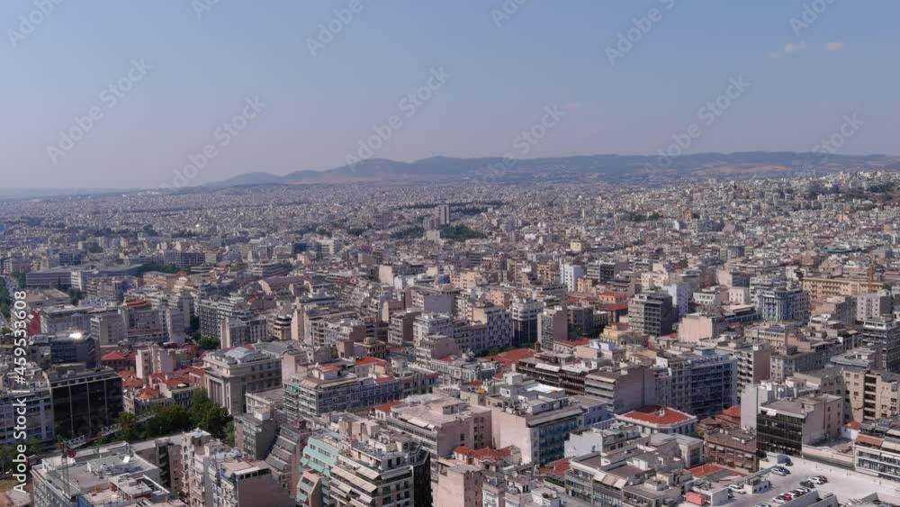 Aerial view of Thessaloniki, Greece