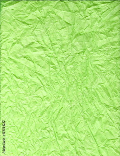 Green Parchment Paper Texture Background Wrinkles 