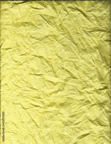 Yellow Parchment Paper Texture Background Wrinkles 