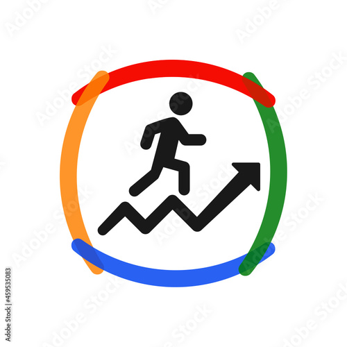 Financial Growth - Sticker