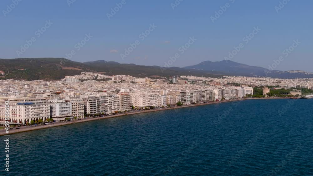 Aerial View of Thessaloniki city, Greece Aerial View of Thessaloniki city, Greece