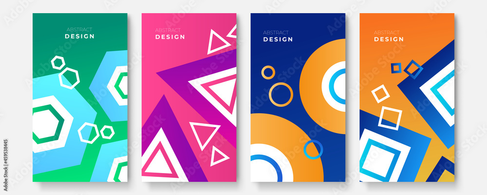 Colorful geometric abstract background Colorful geometric abstract background