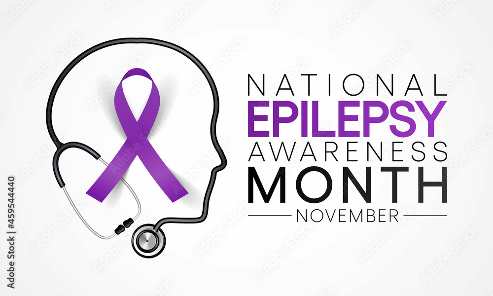 Epilepsy awareness month is observed every year in November, is a central nervous system (neurological) disorder in which brain activity becomes abnormal. vector illustration Epilepsy awareness month is observed every year in November, is a central nervous system (neurological) disorder in which brain activity becomes abnormal. vector illustration